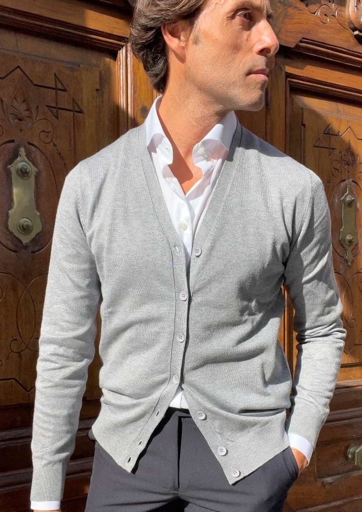 Hisir Chaqueta Punto Hombre Cárdigan Hombres Invierno Jersey