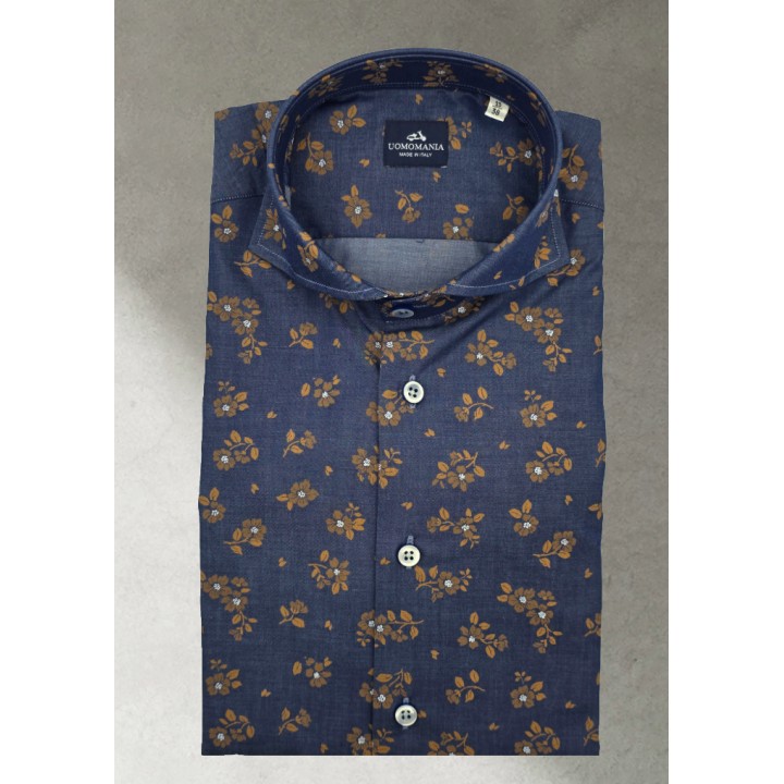 Camisa de hombre Denim Fiori