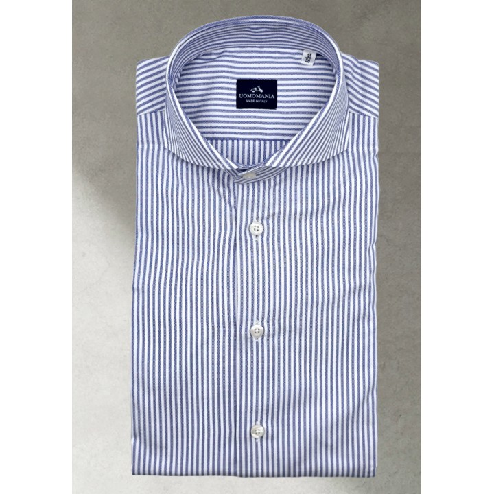 Camisa cuello italiano rayas Bastoncino