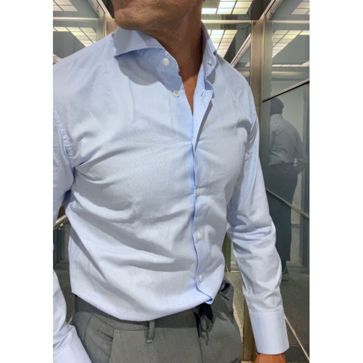 Camisa hombre azul claro Volare