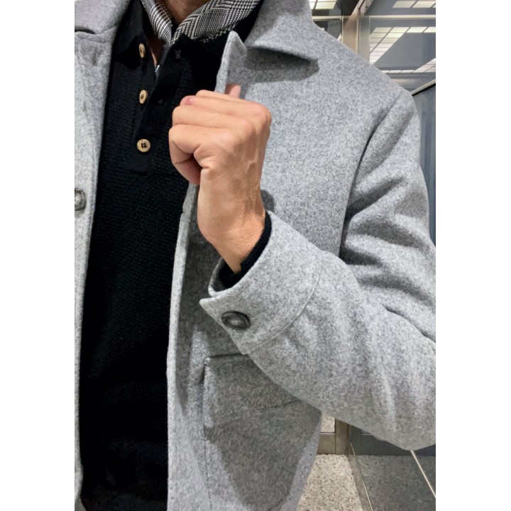 Manga Chaqueta hombre Studio gris