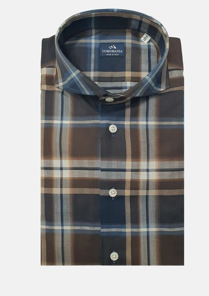 Camisa cuadros hombre. Modelo Roccaraso.