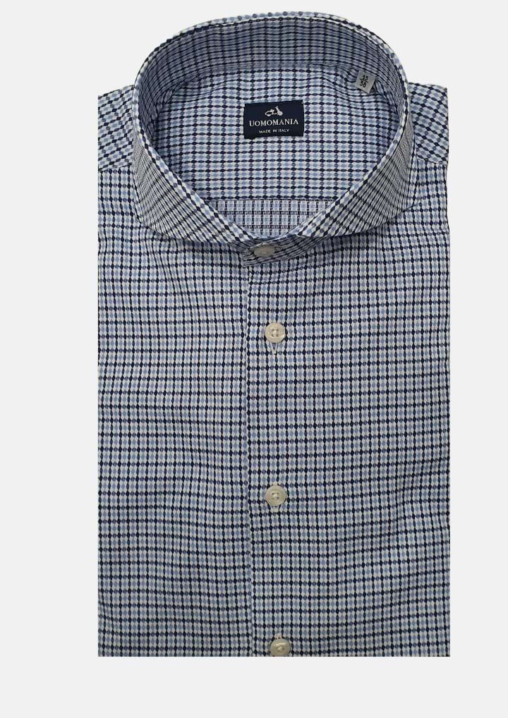 Camisa para hombre con microdibujo. Rombetti.