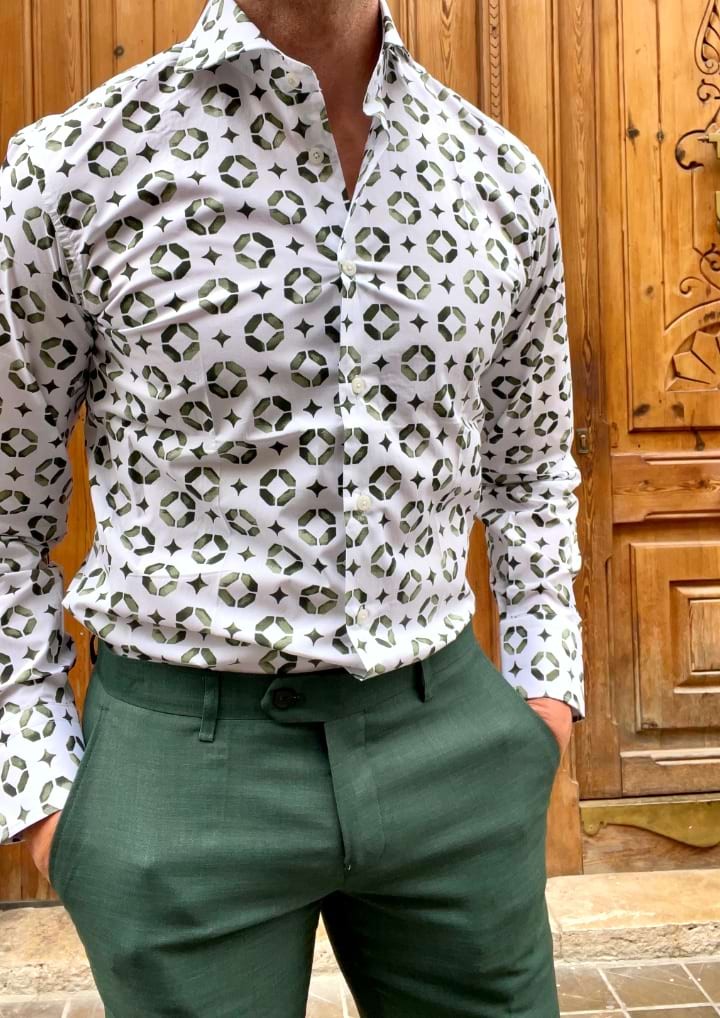 Camisa estampada de hombre Dubai