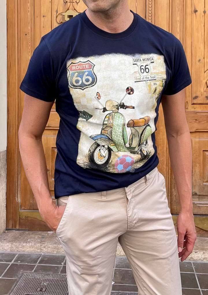 Vespa Route T-shirt