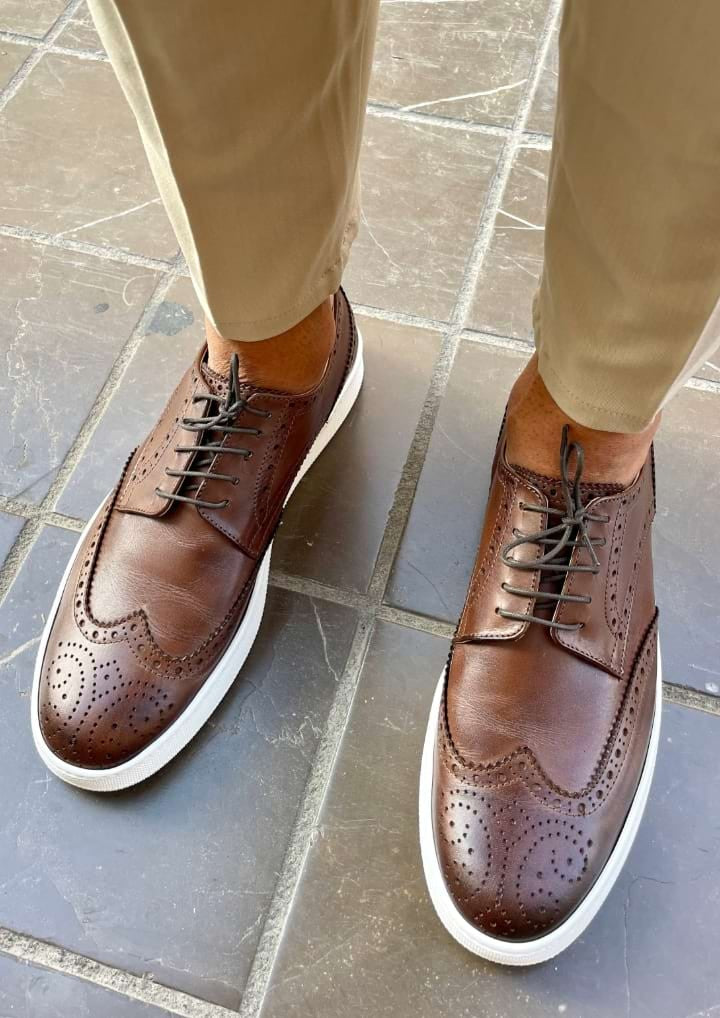 Zapatillas de vestir Brogue Gaetano