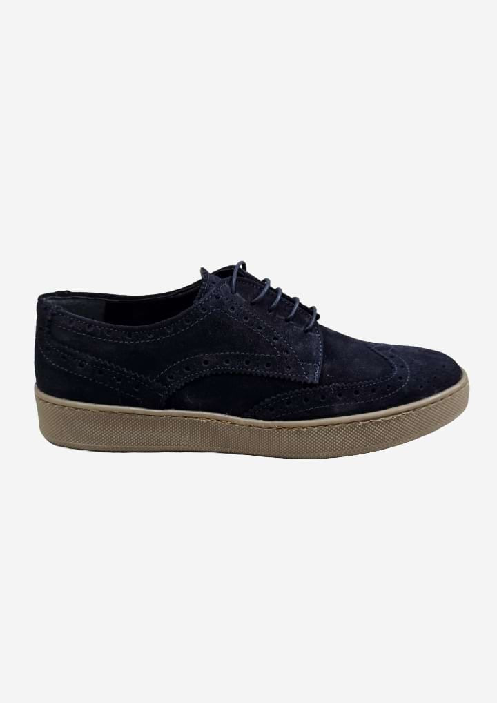 Zapatillas de vestir para hombre oxford Firenze azul marino