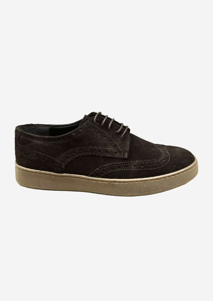 Zapatillas de vestir para hombre oxford Firenze marrón