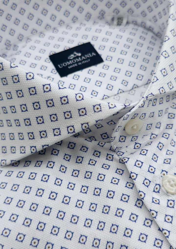 Detalle Camisa cuello italiano Ferrero