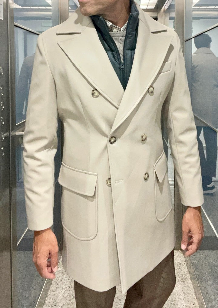 Umberto Zweireihiger Trenchcoat